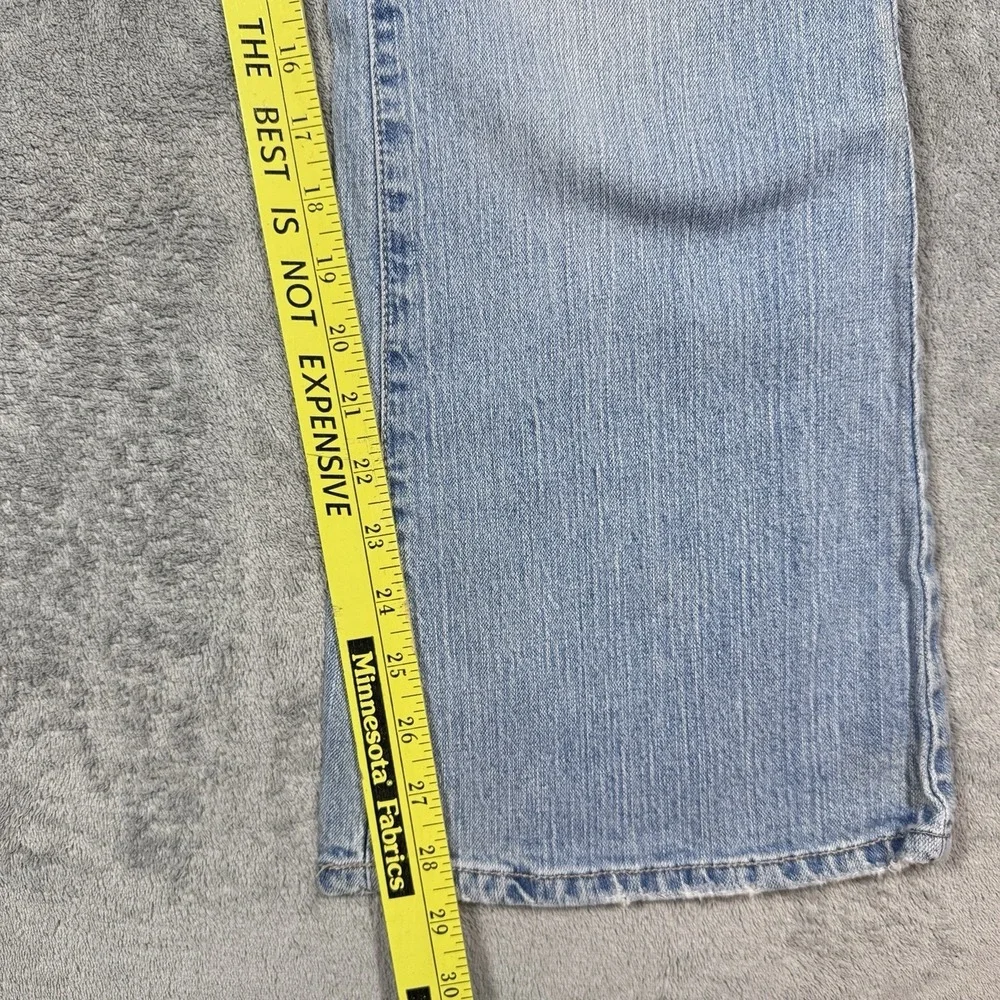 Aeropostale Stretch Flare Jeans Womens 11/12 Short Low Rise Embroidered Y2K